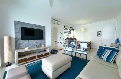 Apartamento com 3 dormitórios à venda, 121 m² - riviera de são lourenço - bertioga/sp