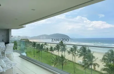 Apartamento pé na areia 5 dormitórios, 281 m² - venda por r$ 9.200.000,40 ou aluguel por r$ 28.000,40/mês - riviera de são lourenço - bertioga/sp