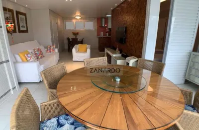 Apartamento 4 dormitórios sendo 3 suítes 132 m² - venda por r$ 3.600.000 ou aluguel por r$ 14.000/mês - riviera de são lourenço - bertioga/sp