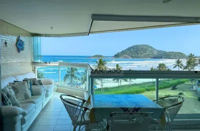 Apartamento vista mar para locação em riviera de são lourenço