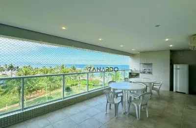 Apartamento pé na areia para venda ou locação anual em riviera de são lourenço
