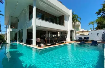 Casa alto padrão na riviera de são lourenço, 5 quartos para alugar, por r$ 6.200/dia - bertioga/sp