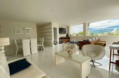 Cobertura vista mar, 5 suítes, 239 m² - venda por r$ 5.200.000 ou aluguel por r$ 19.000/mês - riviera de são lourenço - bertioga/sp