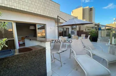 Cobertura com 4 dormitórios à venda, 213 m² por r$ 2.590.000,00 - riviera de são lourenço - bertioga/sp