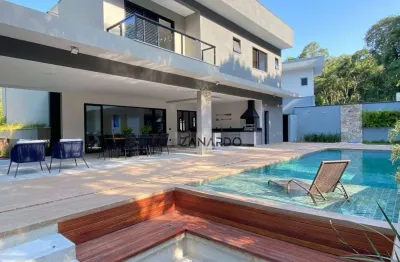 Casa com 5 suítes à venda, 460 m² por r$ 6.900.000 - riviera de são lourenço - bertioga/sp
