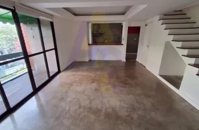 Apartamento duplex para alugar em Pinheiros com 105 m² e 2 dormitórios/quartos disponíveis