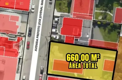 Terreno no centro de navegantes com 660m² a 500 metros da praia central
