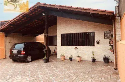 Casa com 2 dormitórios à venda, 130 m² por r$ 400.000,00 - jardim luizamar - itanhaém/sp