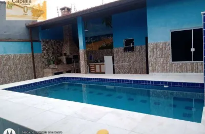 Casa com 3 dormitórios à venda, 142 m² por r$ 535.000,00 - balneário gaivota - itanhaém/sp