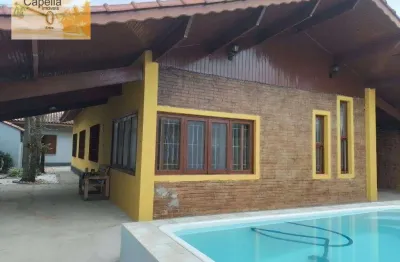 Casa com 3 dormitórios à venda, 170 m² por r$ 530.000,00 - balneário são jorge - itanhaém/sp
