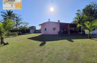 Chácara com 2 dormitórios à venda, 885 m² por r$ 310.000,00 - jardim luizamar mirim - itanhaém/sp