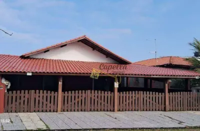 Casa com 6 dormitórios à venda, 301 m² por r$ 480.000,00 - gaivota - itanhaém/sp