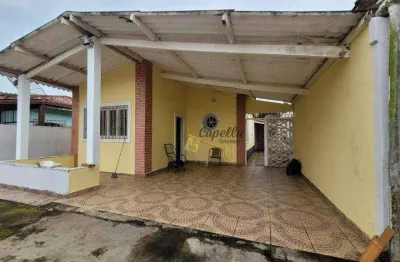 Casa com 3 dormitórios à venda, 121 m² por r$ 320.000,00 - balneário gaivota - itanhaém/sp