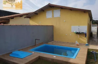 Casa com 2 dormitórios à venda, 56 m² por r$ 295.000,00 - jardim bopiranga - itanhaém/sp