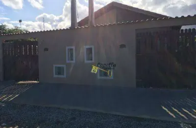 Casa com 2 dormitórios à venda, 60 m² por r$ 260.000,00 - balneário gaivota - itanhaém/sp