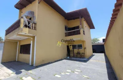 Sobrado com 3 dormitórios à venda, 145 m² por r$ 370.000,00 - balneário gaivota - itanhaém/sp
