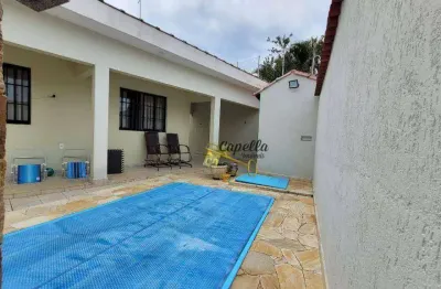 Casa com 3 dormitórios à venda, 141 m² por r$ 480.000 - jardim diplomata - itanhaém/sp