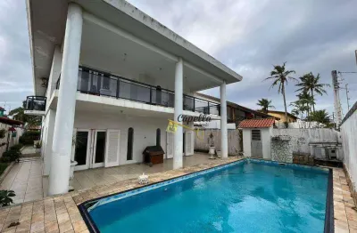 Casa com 6 dormitórios à venda, 377 m² por r$ 1.100.000 - cibratel ii - itanhaém/sp