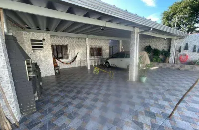 Casa com 2 dormitórios à venda, 168 m² por r$ 360.000,00 - balneário são jorge - itanhaém/sp