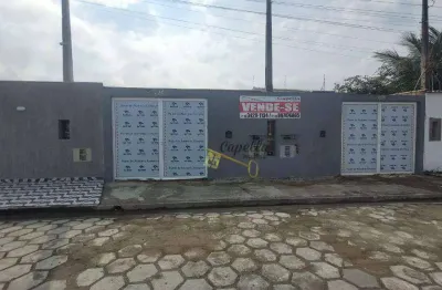 Casa com 2 dormitórios à venda, 57 m² por r$ 290.000,00 - balneário gaivota - itanhaém/sp