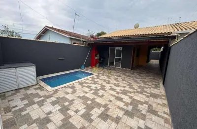 Casa com 2 dormitórios à venda, 70 m² por r$ 320.000,00 - balneário são joão batista ii - peruíbe/sp