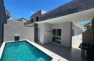 Casa nova com 2 dormitórios à venda por r$ 399.000 - jardim regina - itanhaém/sp