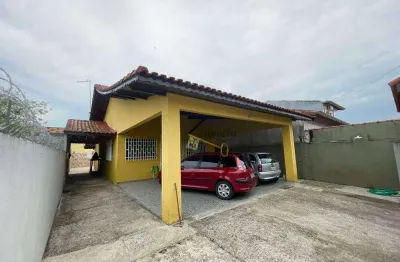 Casa com 2 dormitórios à venda, 126 m² por r$ 300.000 - balneário gaivota - itanhaém/sp