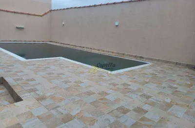 Casa com 3 dormitórios à venda, 140 m² por r$ 750.000 - balneário gaivota - itanhaém/sp