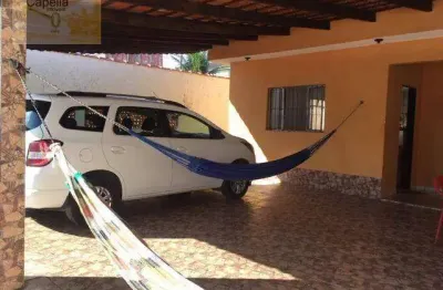 Casa com 2 dormitórios à venda, 76 m² por r$ 280.000,00 - balneário novaro - itanhaém/sp