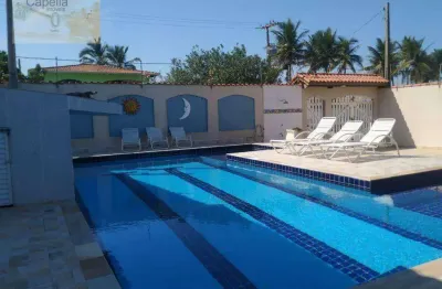 Casa com 3 dormitórios à venda, 200 m² por r$ 650.000,00 - balneário são jorge - itanhaém/sp