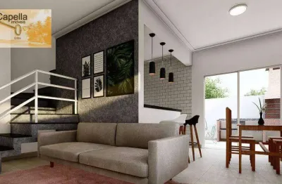 Village com 2 dormitórios à venda, 70 m² por r$ 299.000,00 - balneário gaivota - itanhaém/sp