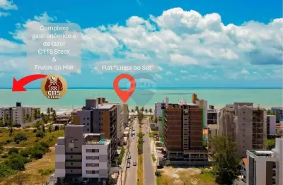 Flat à venda, junto a praia e vista mar definitiva, mar bello, intermares, cabedelo pb