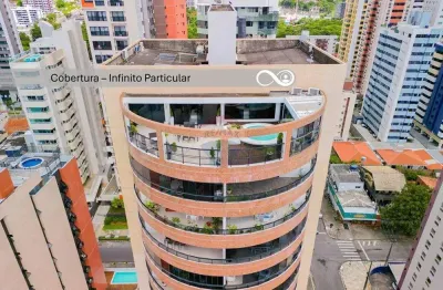 Cobertura à venda com 460m2 vista mar no residencial ana emília - tambaú - joão pessoa - brasil