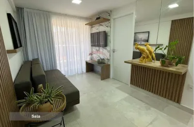 Flat à venda, mobiliado e decorado, com 47m², na avenida cabo branco, joão pessoa-pb.
