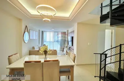 Cobertura duplex à venda com 4 quartos sendo 2 suítes, 299m², Bairro dos estados, João Pessoa-PB