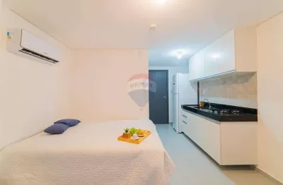 Flat para locação, mobiliado com 20m² em jardim oceania, joão pessoa-pb