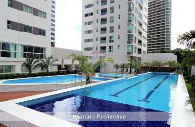 Apartamento para locação, 2 quartos, com 72,24 m² no edifício almanara, altiplano, cabo branco, joão pessoa/pb