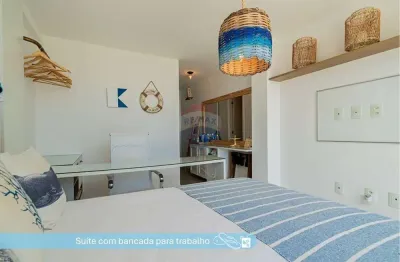 Apartamento para venda, 1 quarto, pé na areia, jardim oceania, joão pessoa, pb