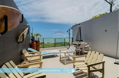 Apartamento para venda, 1 quarto, pé na areia, jardim oceania, joão pessoa, pb