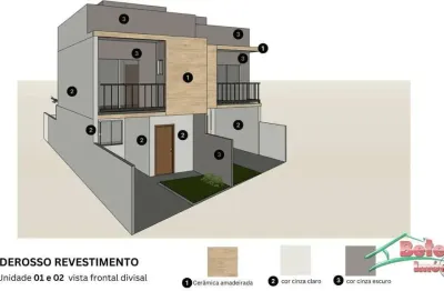 Sobrado com 3 dormitórios à venda por r$ 520.000 - alto boqueirão - curitiba/pr