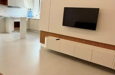 Aluguel anual apartamento 3 suítes mobiliado meia praia itapema-sc