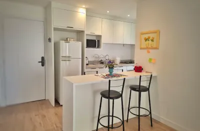 Aluguel anual apartamento 01 dormitório mobiliado itapema-sc