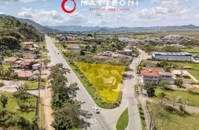 Terreno de esquina na sc-370 - bairro são martinho, 1070,44m²