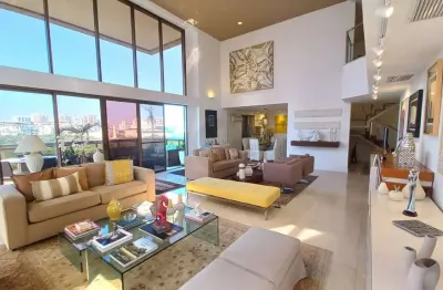 Apartamento de luxo, duplex, península -  4 suítes - vista lagoa