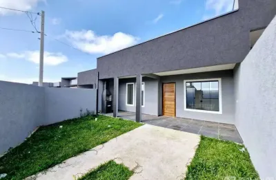 Casa nova e moderna com 02 dormitórios para locação no bairro estados em fazenda rio grande