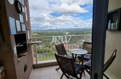 Apartamento viva vista semi mobiliado perto do colégio renovação
