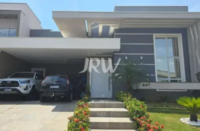 Casa térrea para venda no condomínio maria josé em indaiatuba - sp  área terreno 300 m² área construída 195 m²  3 suítes  4 vagas de garagem sendo 2 c