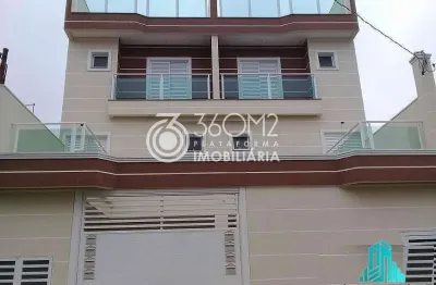 Cobertura para Venda em Santo André, Parque Oratório, 2 dormitórios, 1 suíte, 3 banheiros, 1 vaga