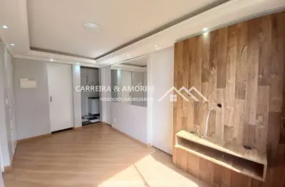 Apartamento a venda 61m² com 3 dormitórios, sala 2 ambientes com vaga de garagem no horto do ype. metro campo limpo. linha lilás.