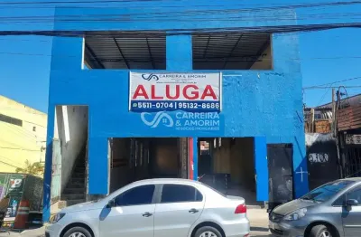 Alugo salão comercial com 200m², campo limpo, av: carlos lacerda, jardim rosana.